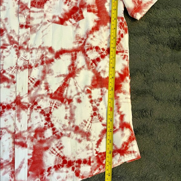 Courage brand tie-dye pattern button down shirt - Picture 5 of 6